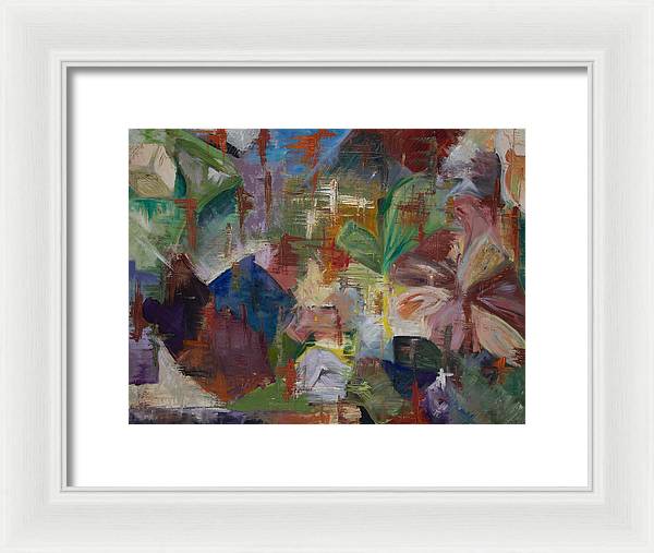 The Brook - Abstract Collection - Framed Print