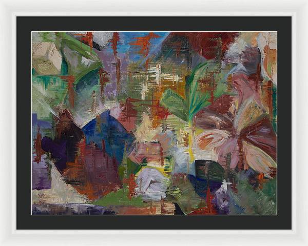 The Brook - Abstract Collection - Framed Print