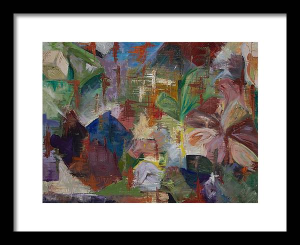 The Brook - Abstract Collection - Framed Print