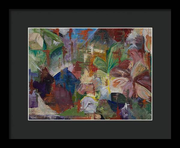 The Brook - Abstract Collection - Framed Print