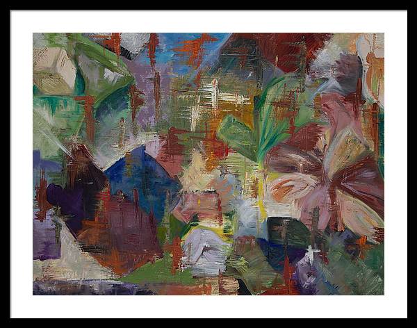 The Brook - Abstract Collection - Framed Print