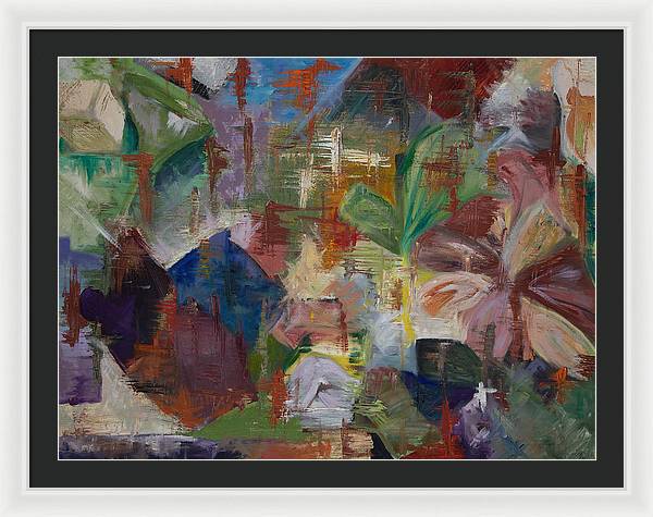 The Brook - Abstract Collection - Framed Print