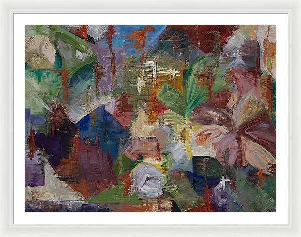 The Brook - Abstract Collection - Framed Print