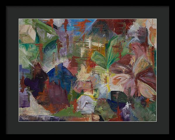 The Brook - Abstract Collection - Framed Print