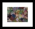The Brook - Abstract Collection - Framed Print