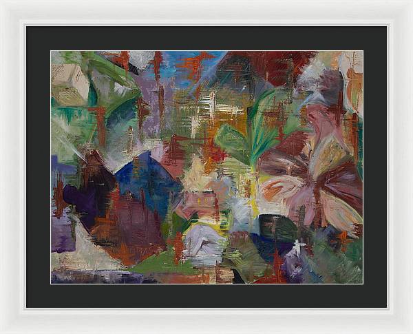 The Brook - Abstract Collection - Framed Print