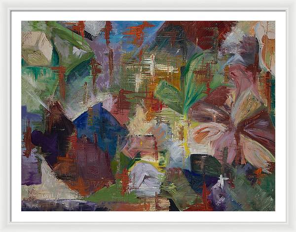 The Brook - Abstract Collection - Framed Print