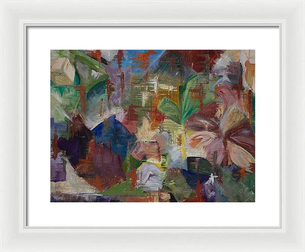 The Brook - Abstract Collection - Framed Print