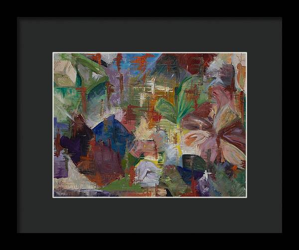 The Brook - Abstract Collection - Framed Print