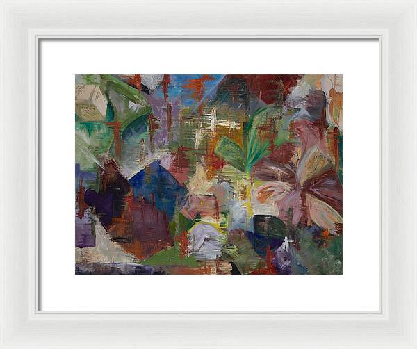 The Brook - Abstract Collection - Framed Print