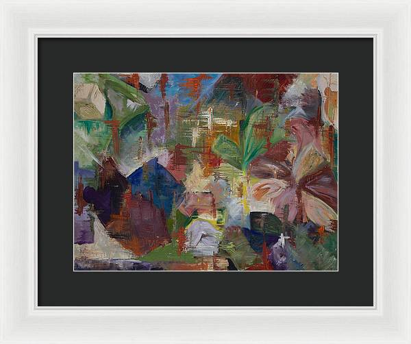 The Brook - Abstract Collection - Framed Print