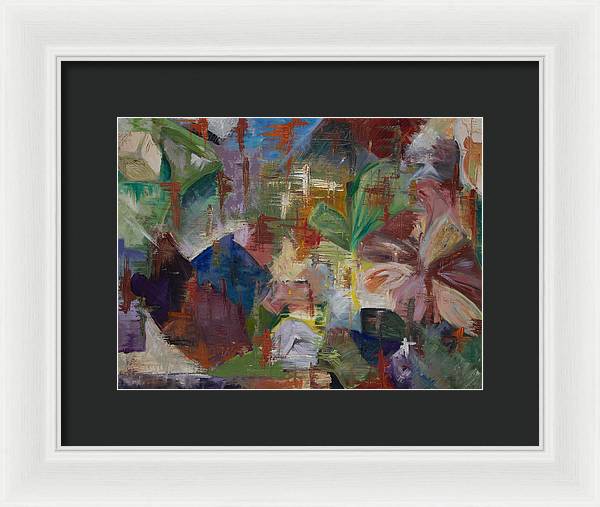 The Brook - Abstract Collection - Framed Print