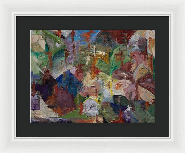 The Brook - Abstract Collection - Framed Print