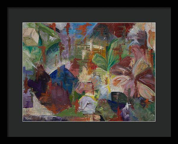 The Brook - Abstract Collection - Framed Print