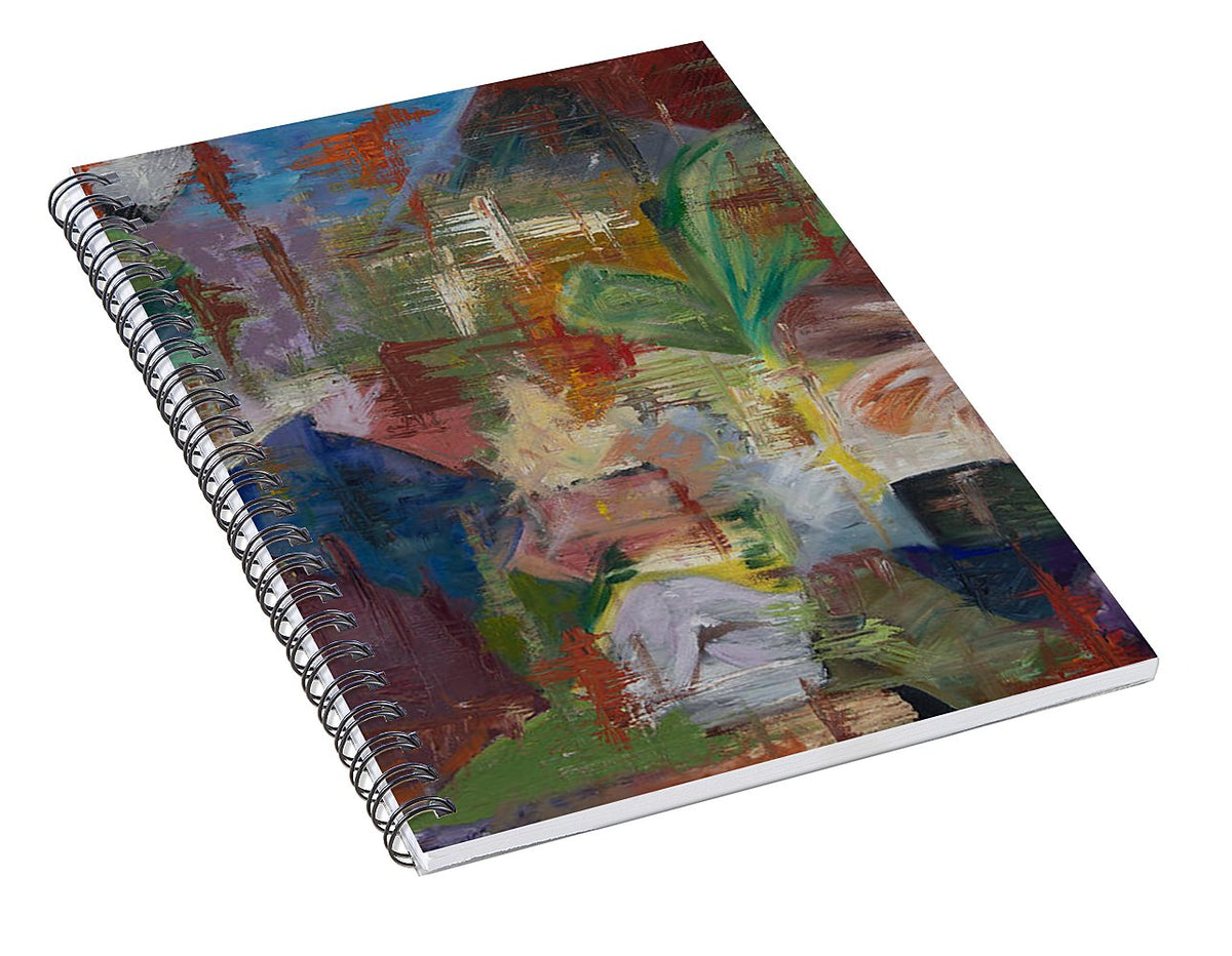 The Brook - Abstract Collection - Spiral Notebook