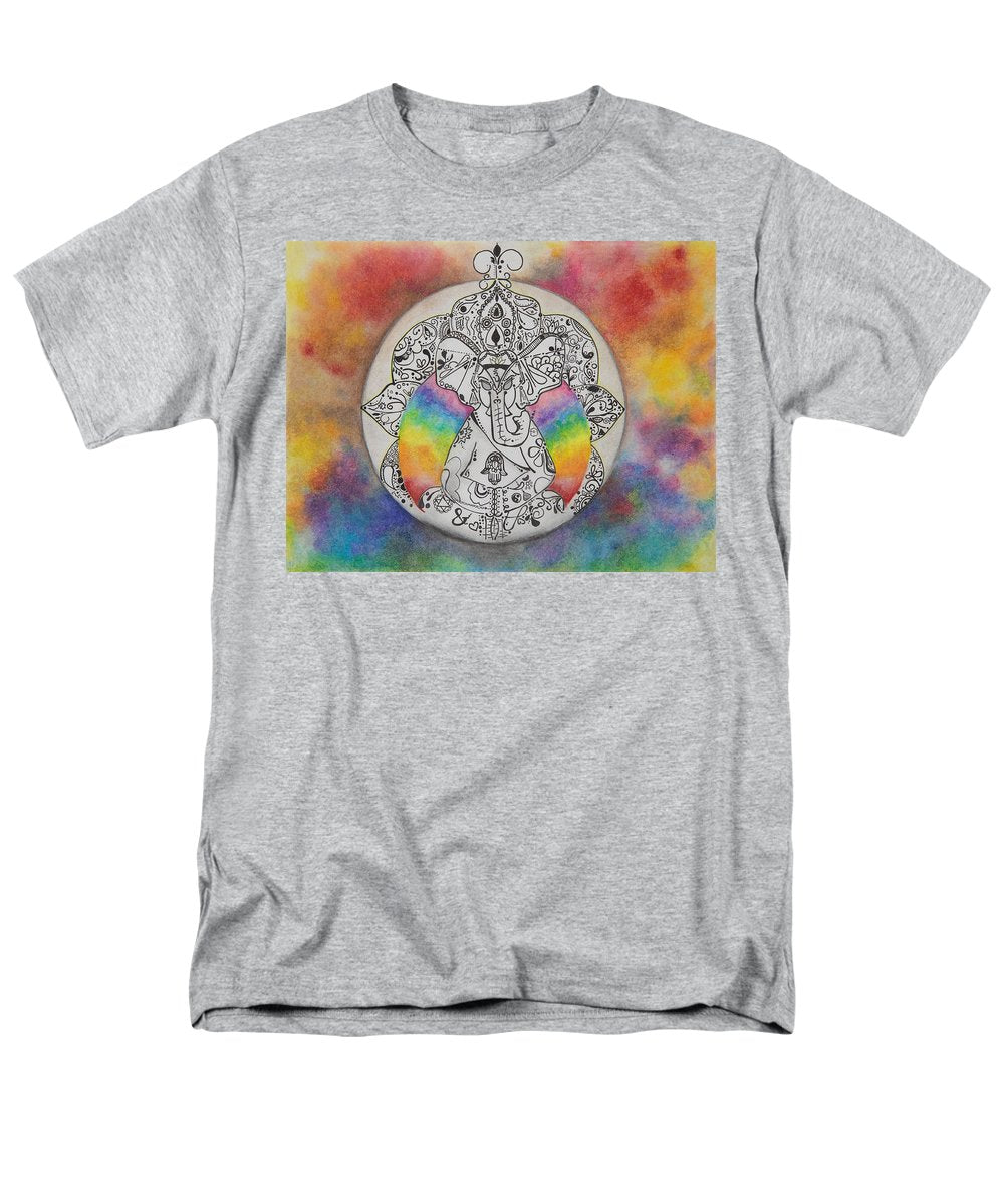 Zen Elephant - Zentangle Collection - Men's T-Shirt  (Regular Fit)