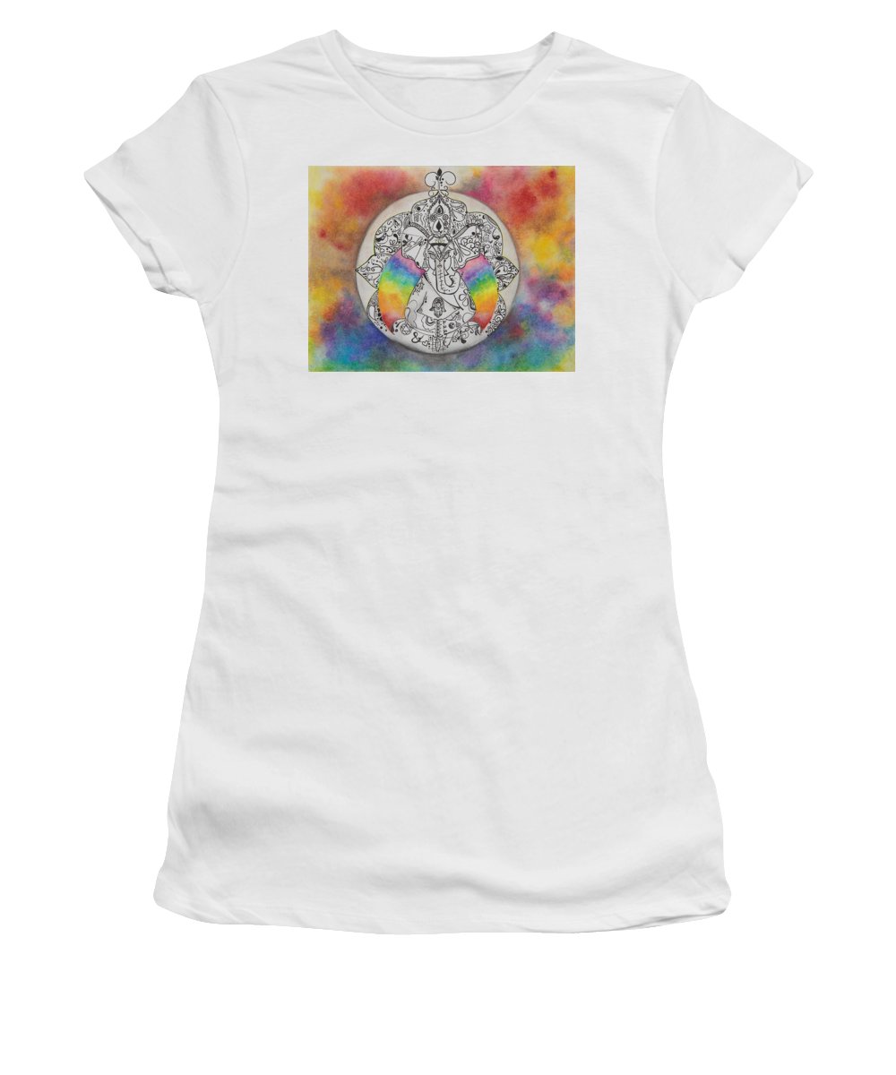 Zen Elephant - Zentangle Collection - Women's T-Shirt