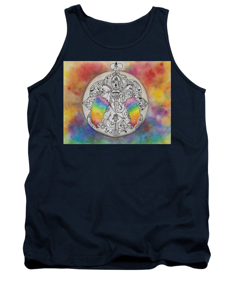 Zen Elephant - Zentangle Collection - Tank Top