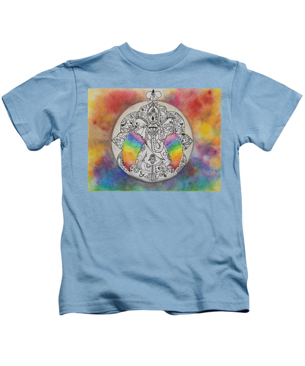 Zen Elephant - Zentangle Collection - Kids T-Shirt