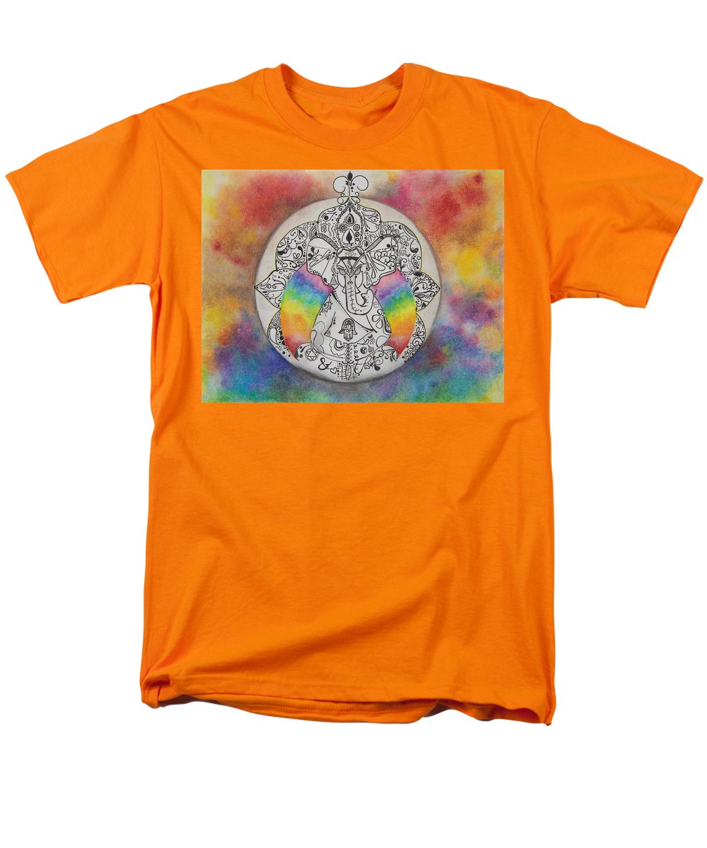 Zen Elephant - Zentangle Collection - Men's T-Shirt  (Regular Fit)