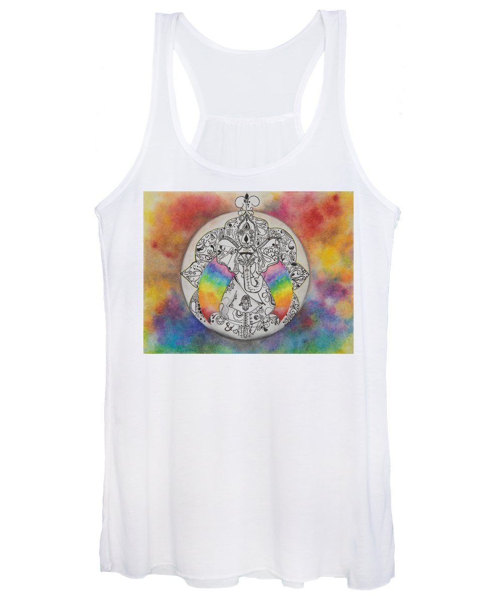 Zen Elephant - Zentangle Collection - Women's Tank Top