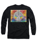Zen Elephant - Zentangle Collection - Long Sleeve T-Shirt