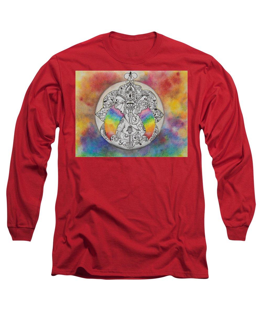 Zen Elephant - Zentangle Collection - Long Sleeve T-Shirt