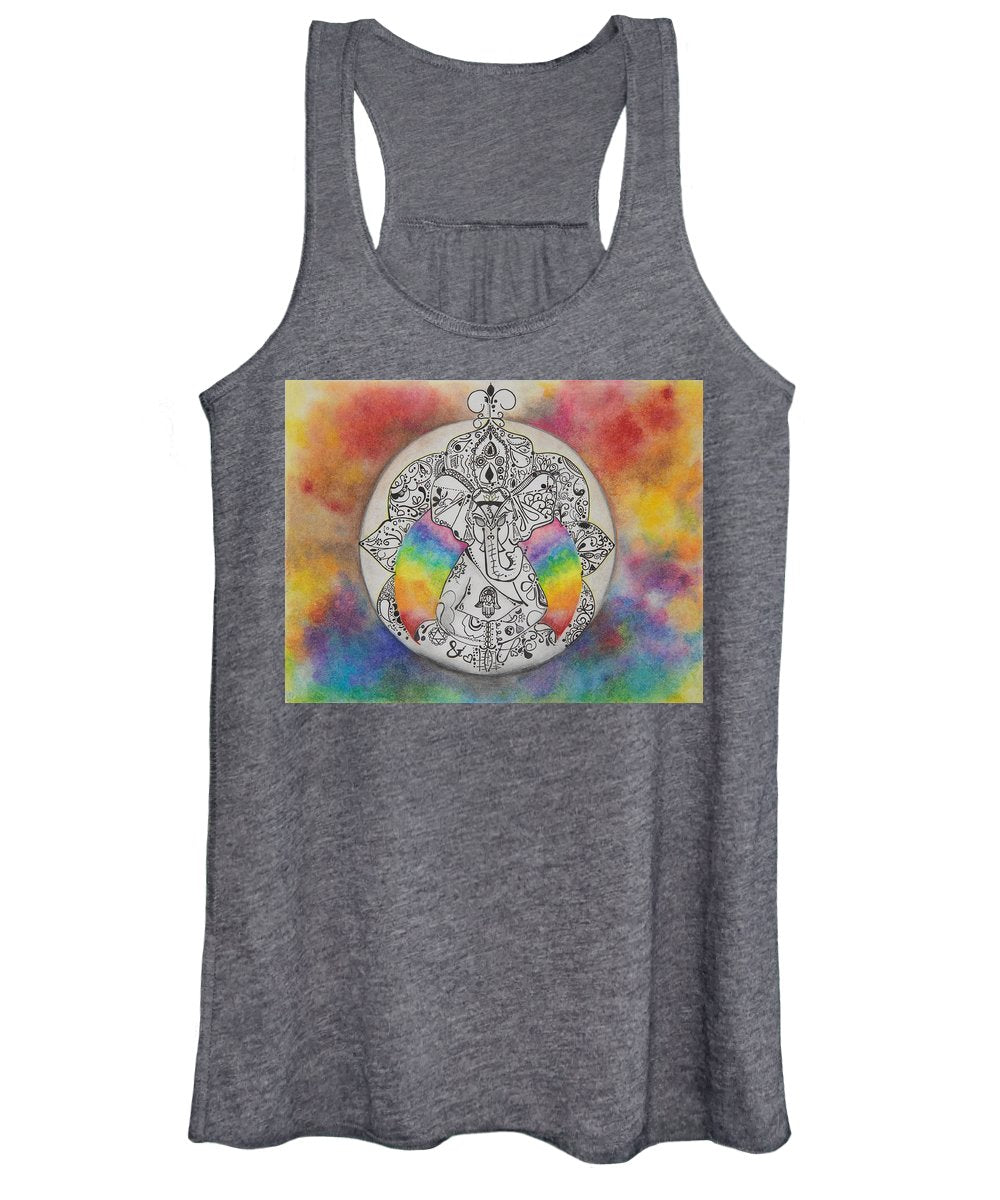 Zen Elephant - Zentangle Collection - Women's Tank Top