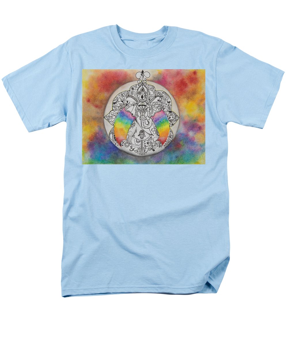 Zen Elephant - Zentangle Collection - Men's T-Shirt  (Regular Fit)