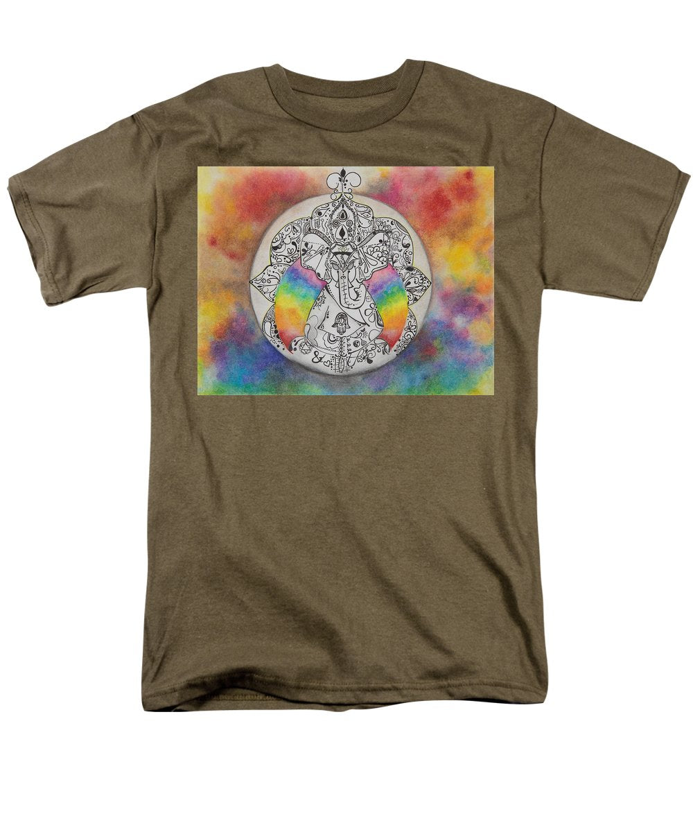 Zen Elephant - Zentangle Collection - Men's T-Shirt  (Regular Fit)