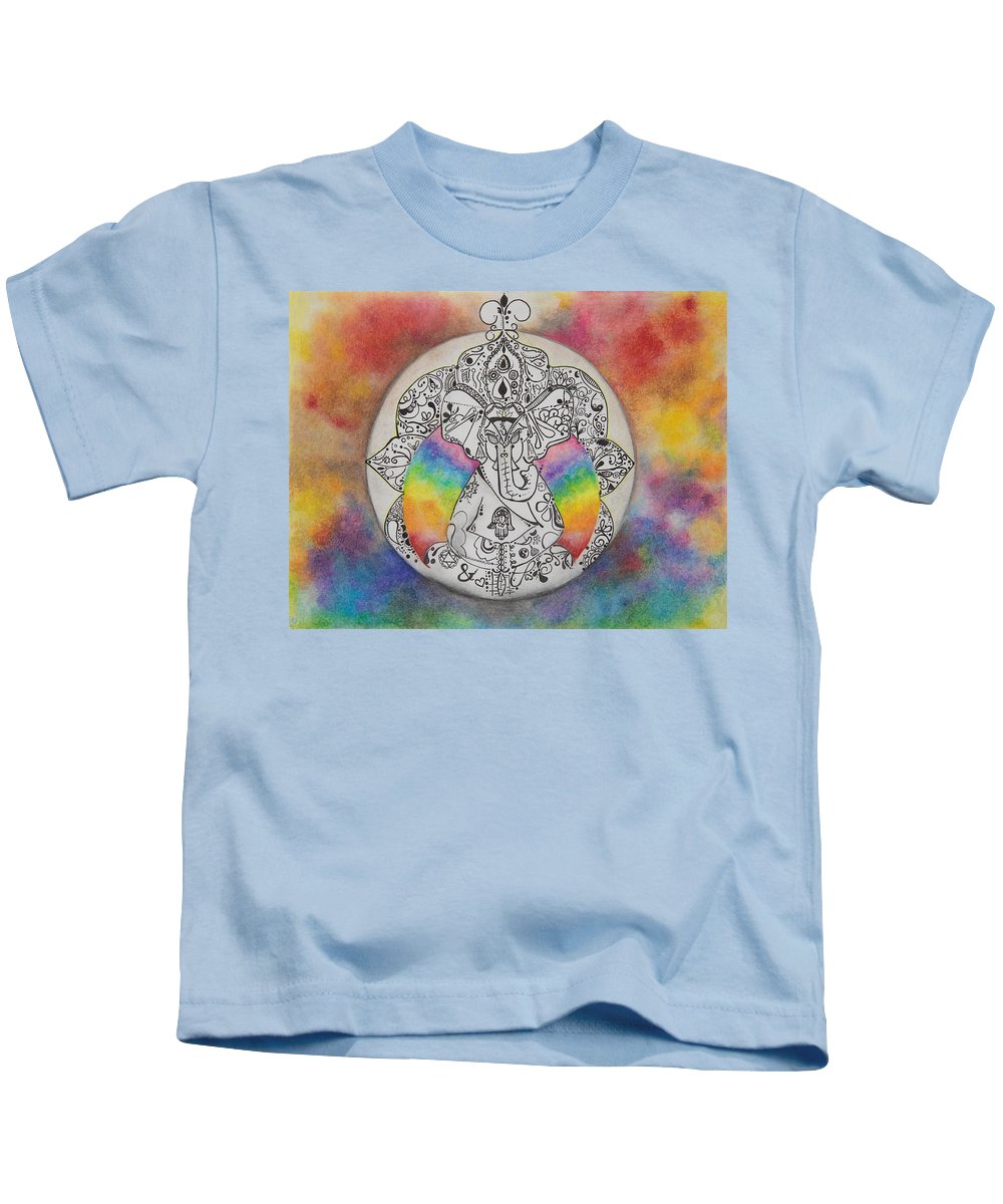 Zen Elephant - Zentangle Collection - Kids T-Shirt