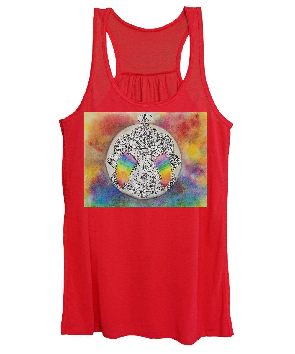 Zen Elephant - Zentangle Collection - Women's Tank Top