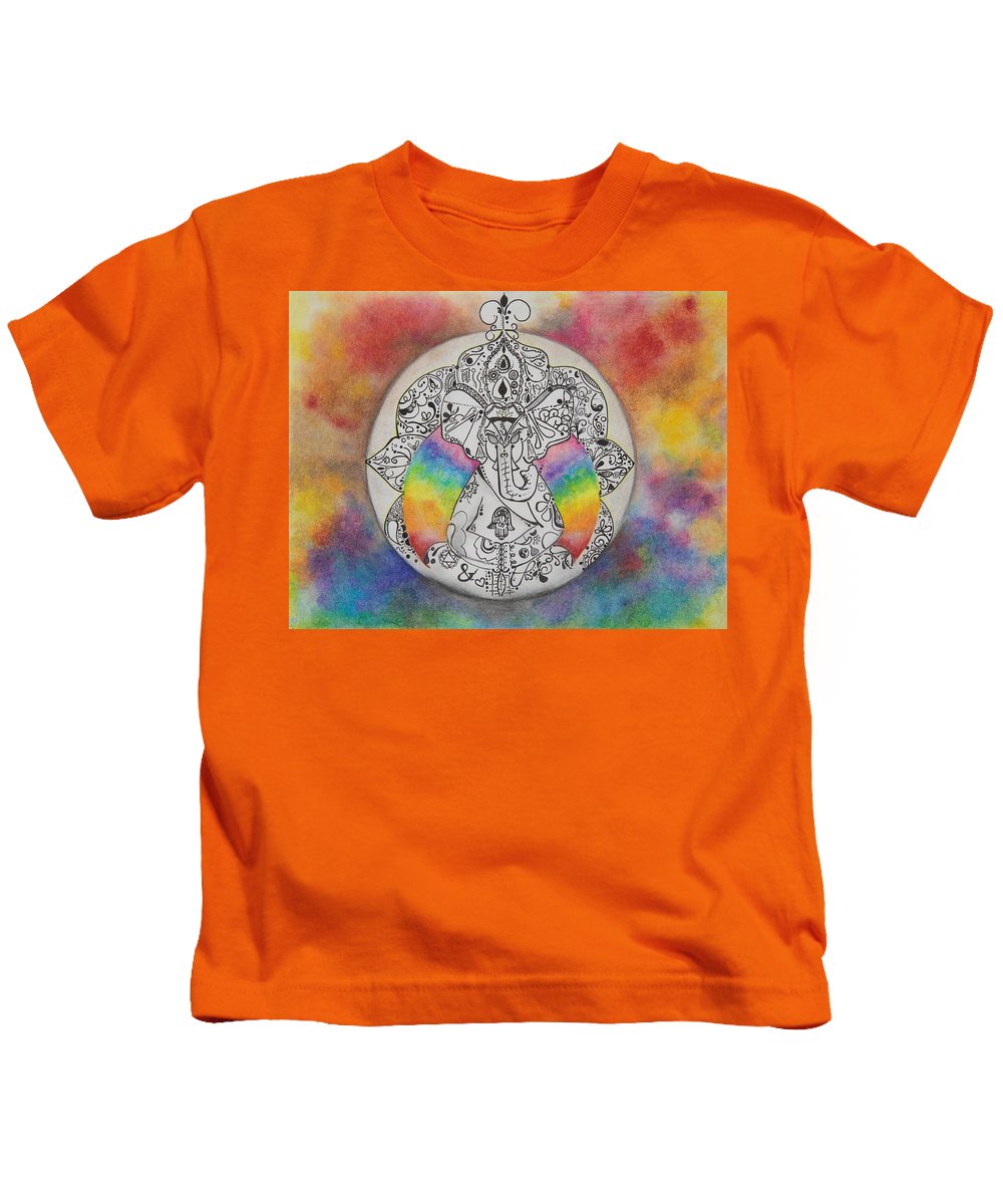 Zen Elephant - Zentangle Collection - Kids T-Shirt