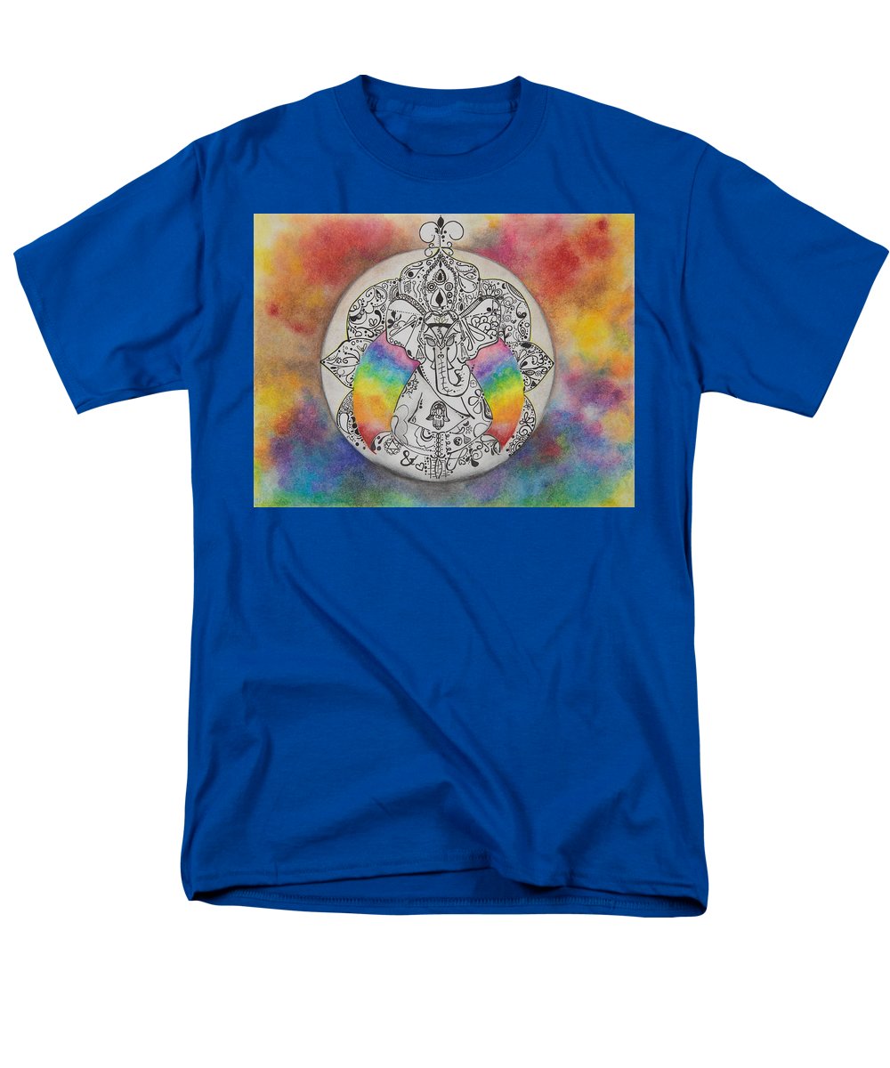 Zen Elephant - Zentangle Collection - Men's T-Shirt  (Regular Fit)