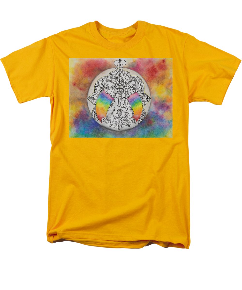 Zen Elephant - Zentangle Collection - Men's T-Shirt  (Regular Fit)