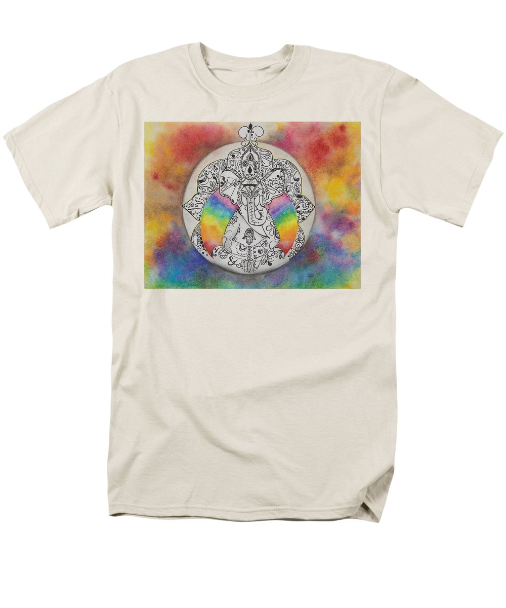 Zen Elephant - Zentangle Collection - Men's T-Shirt  (Regular Fit)