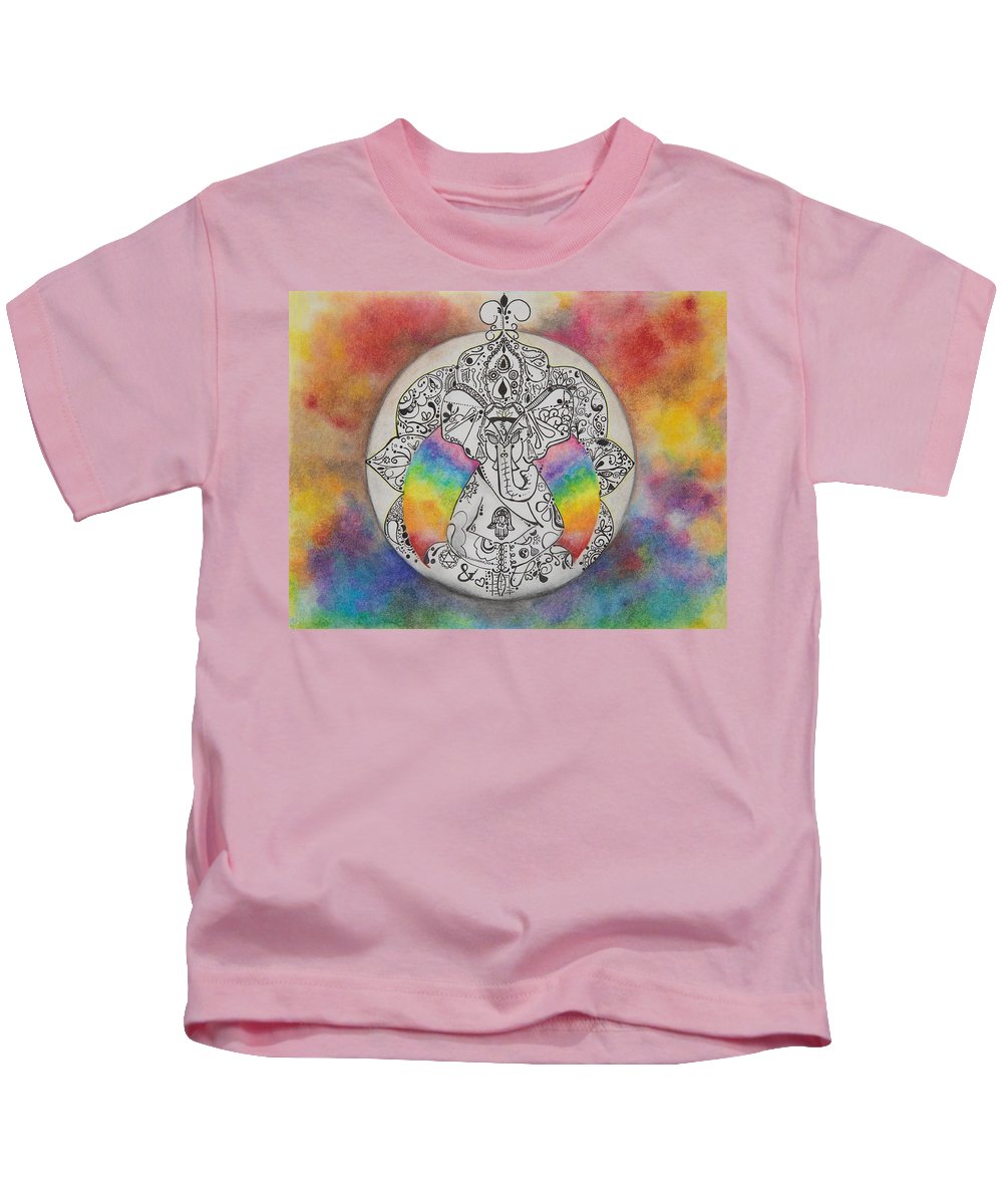 Zen Elephant - Zentangle Collection - Kids T-Shirt