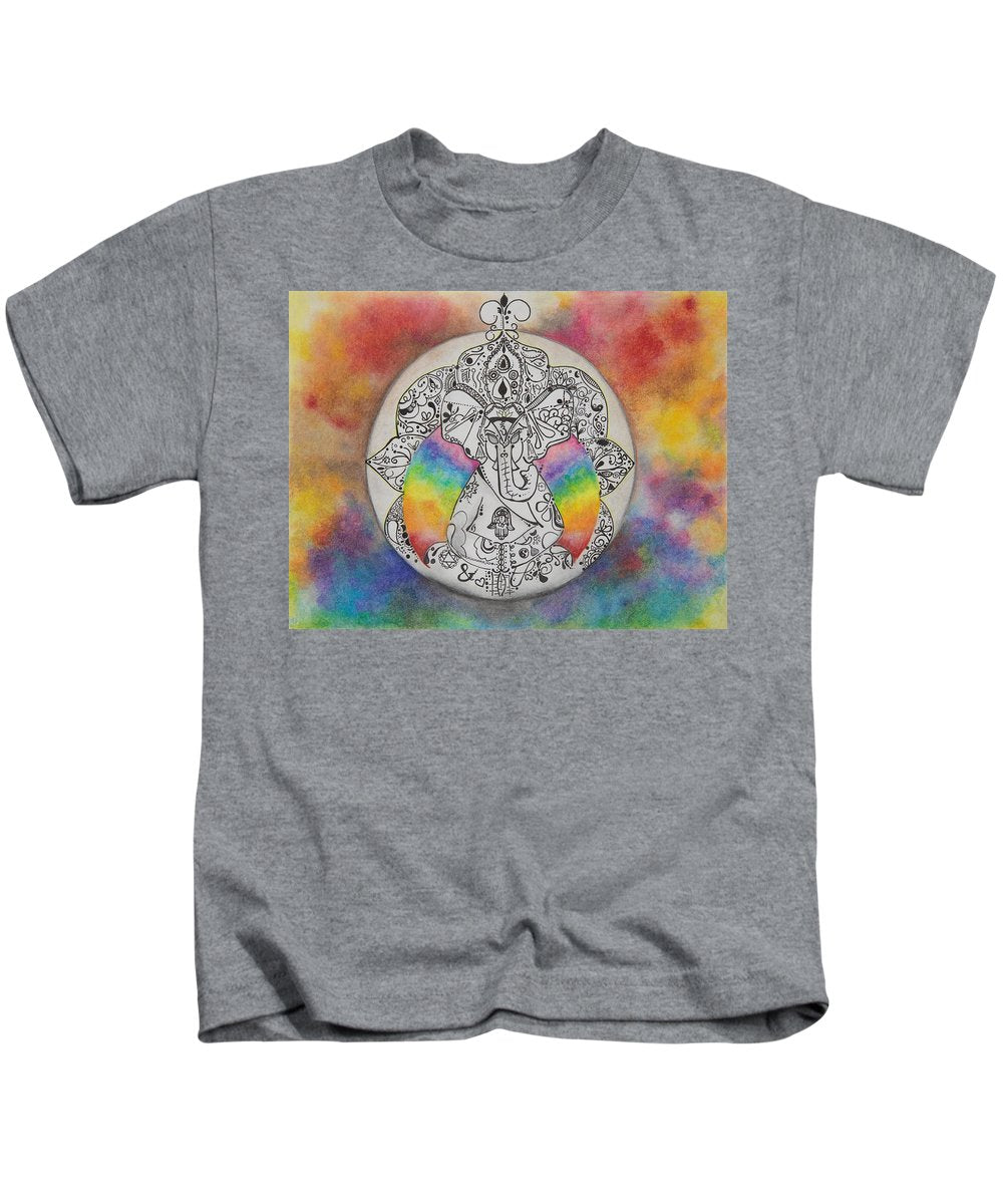 Zen Elephant - Zentangle Collection - Kids T-Shirt