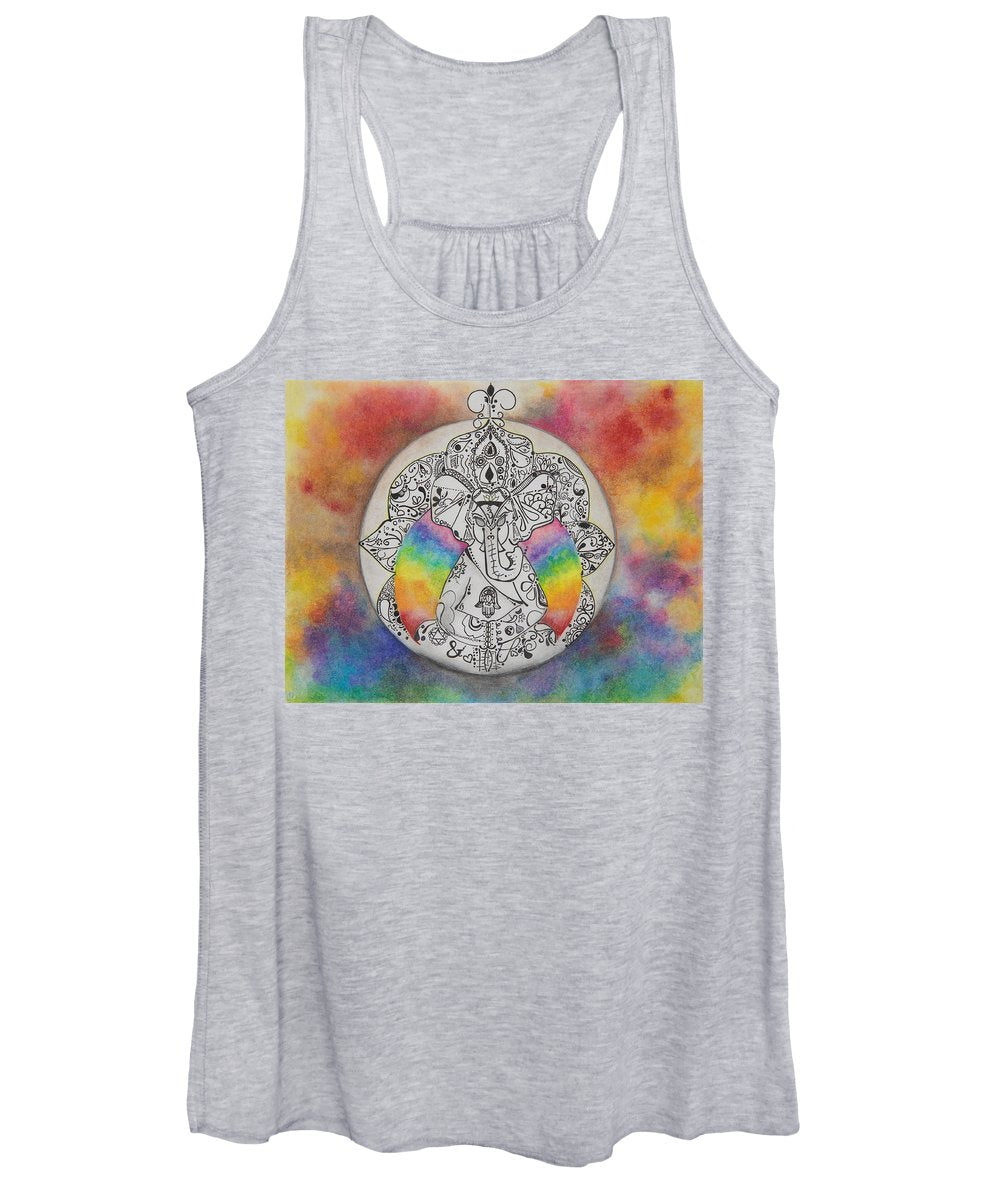 Zen Elephant - Zentangle Collection - Women's Tank Top