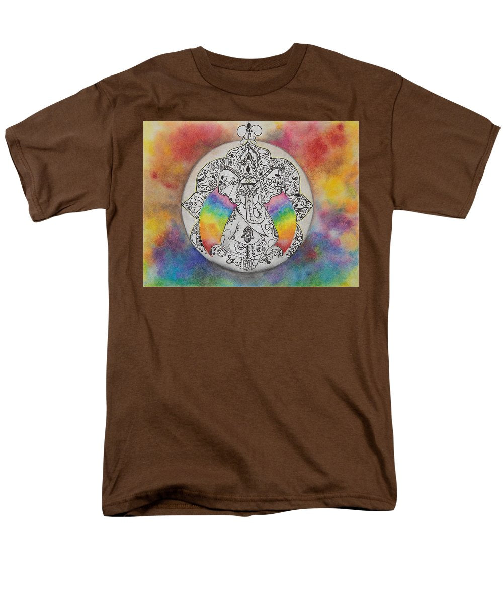 Zen Elephant - Zentangle Collection - Men's T-Shirt  (Regular Fit)