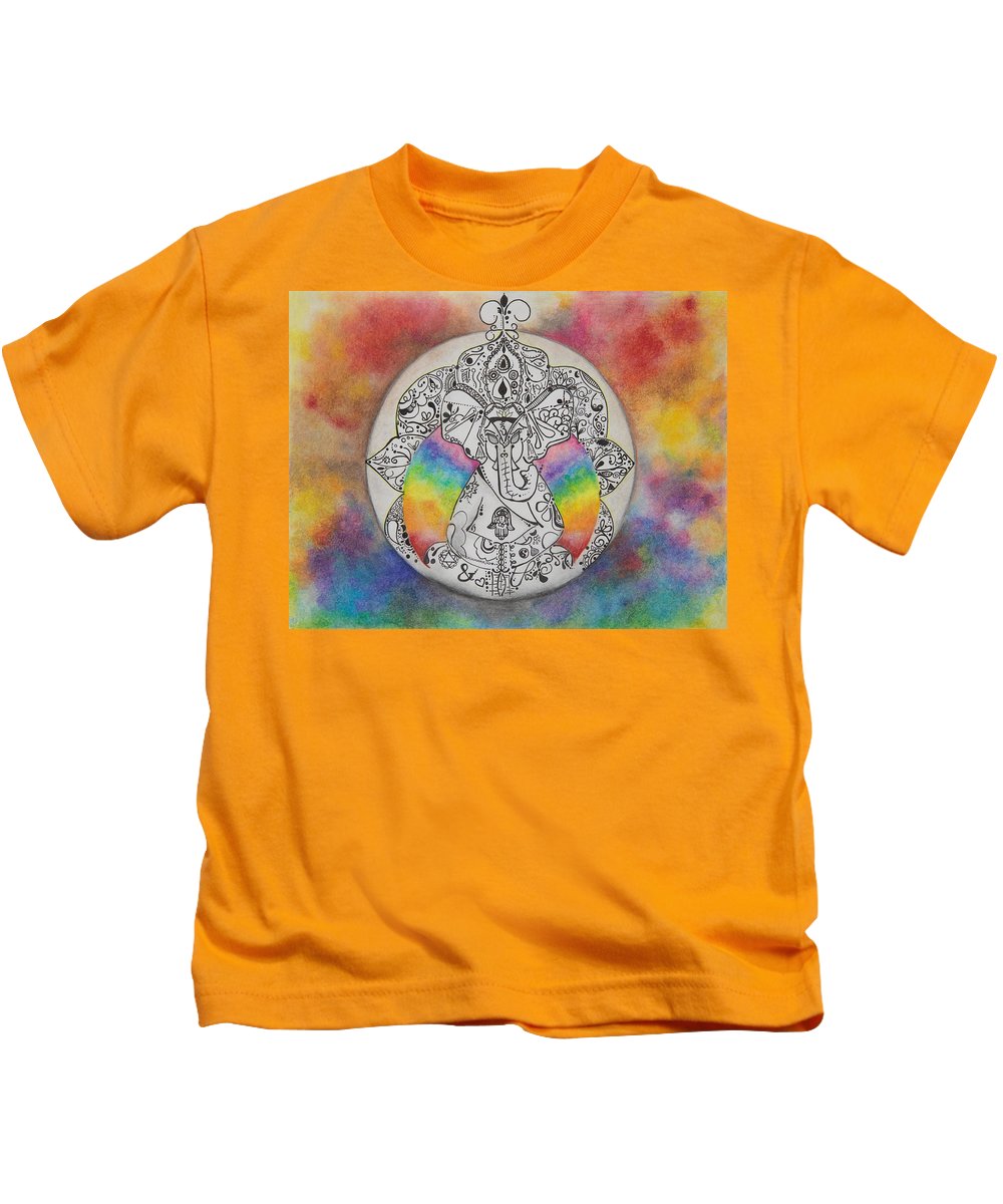 Zen Elephant - Zentangle Collection - Kids T-Shirt