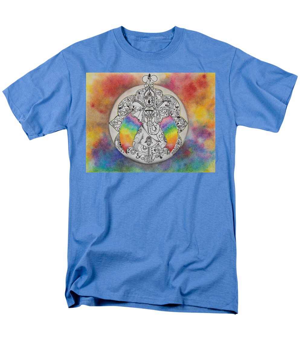 Zen Elephant - Zentangle Collection - Men's T-Shirt  (Regular Fit)