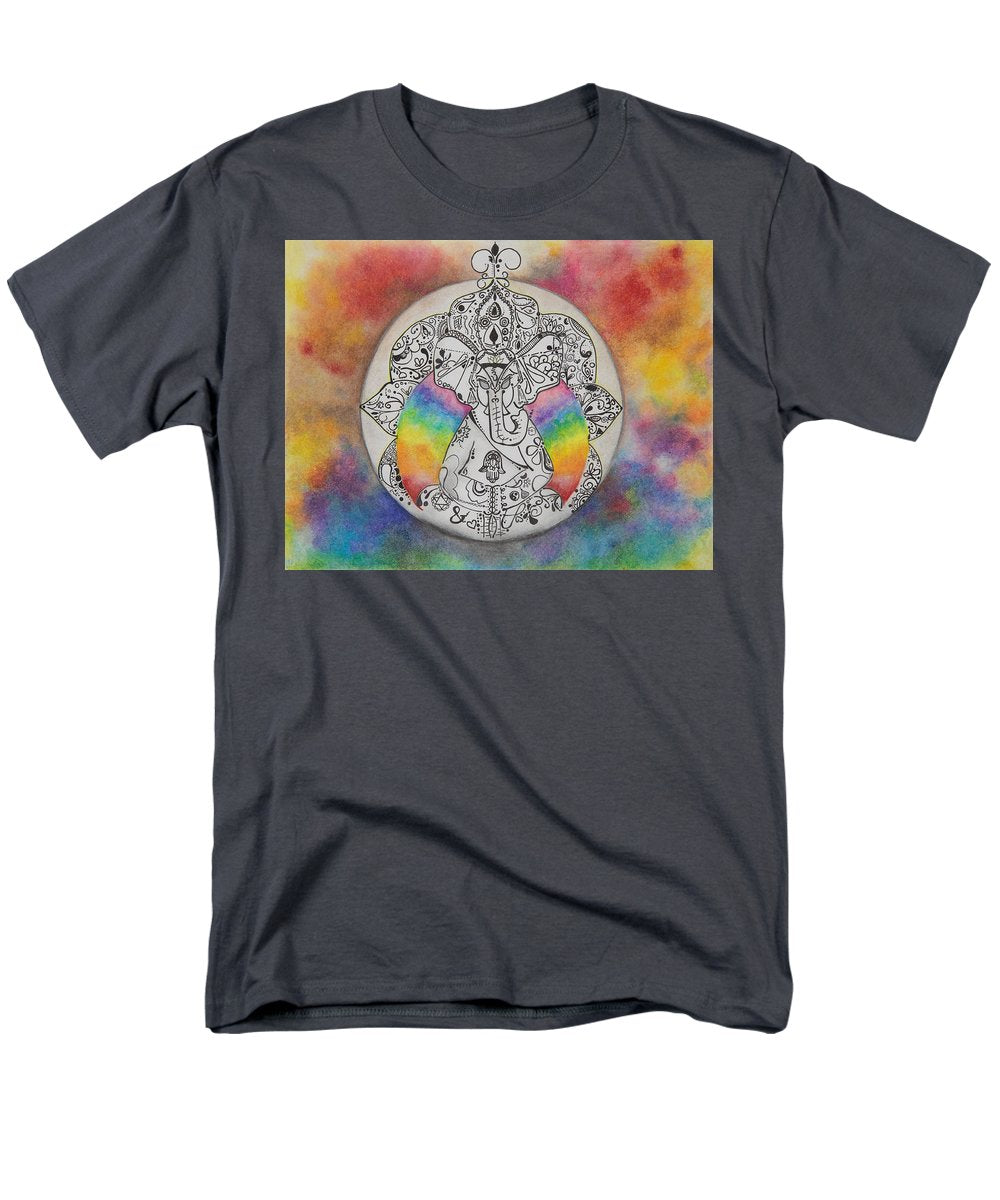 Zen Elephant - Zentangle Collection - Men's T-Shirt  (Regular Fit)