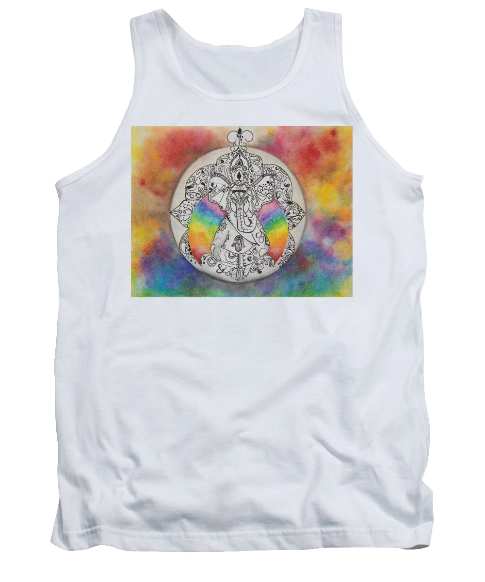 Zen Elephant - Zentangle Collection - Tank Top