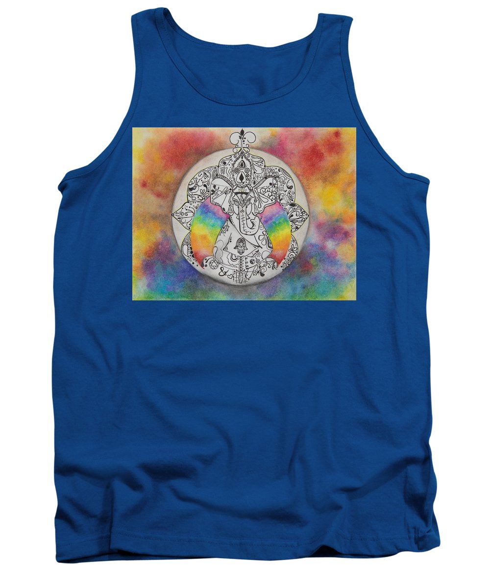 Zen Elephant - Zentangle Collection - Tank Top