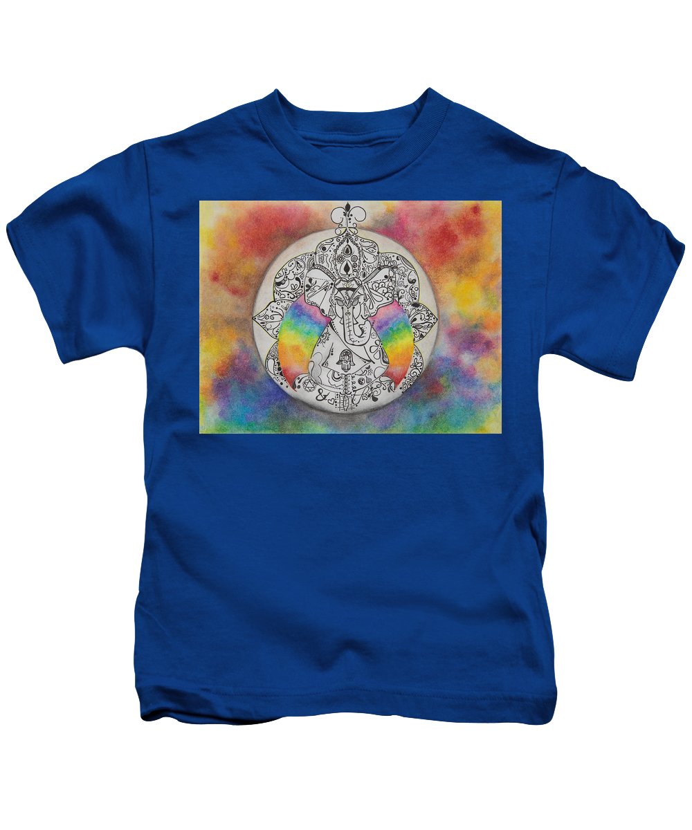 Zen Elephant - Zentangle Collection - Kids T-Shirt