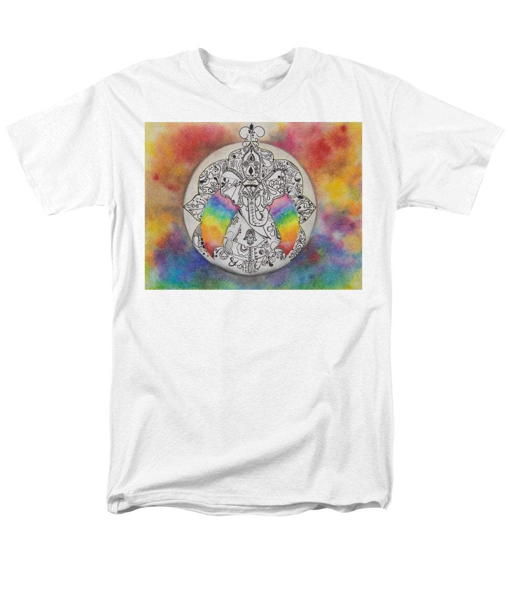 Zen Elephant - Zentangle Collection - Men's T-Shirt  (Regular Fit)