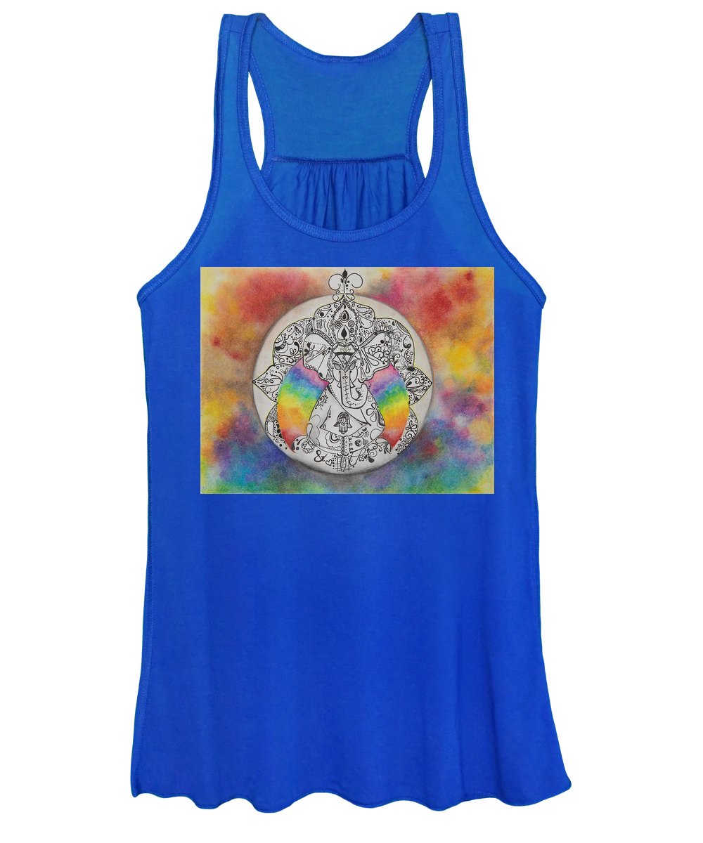 Zen Elephant - Zentangle Collection - Women's Tank Top