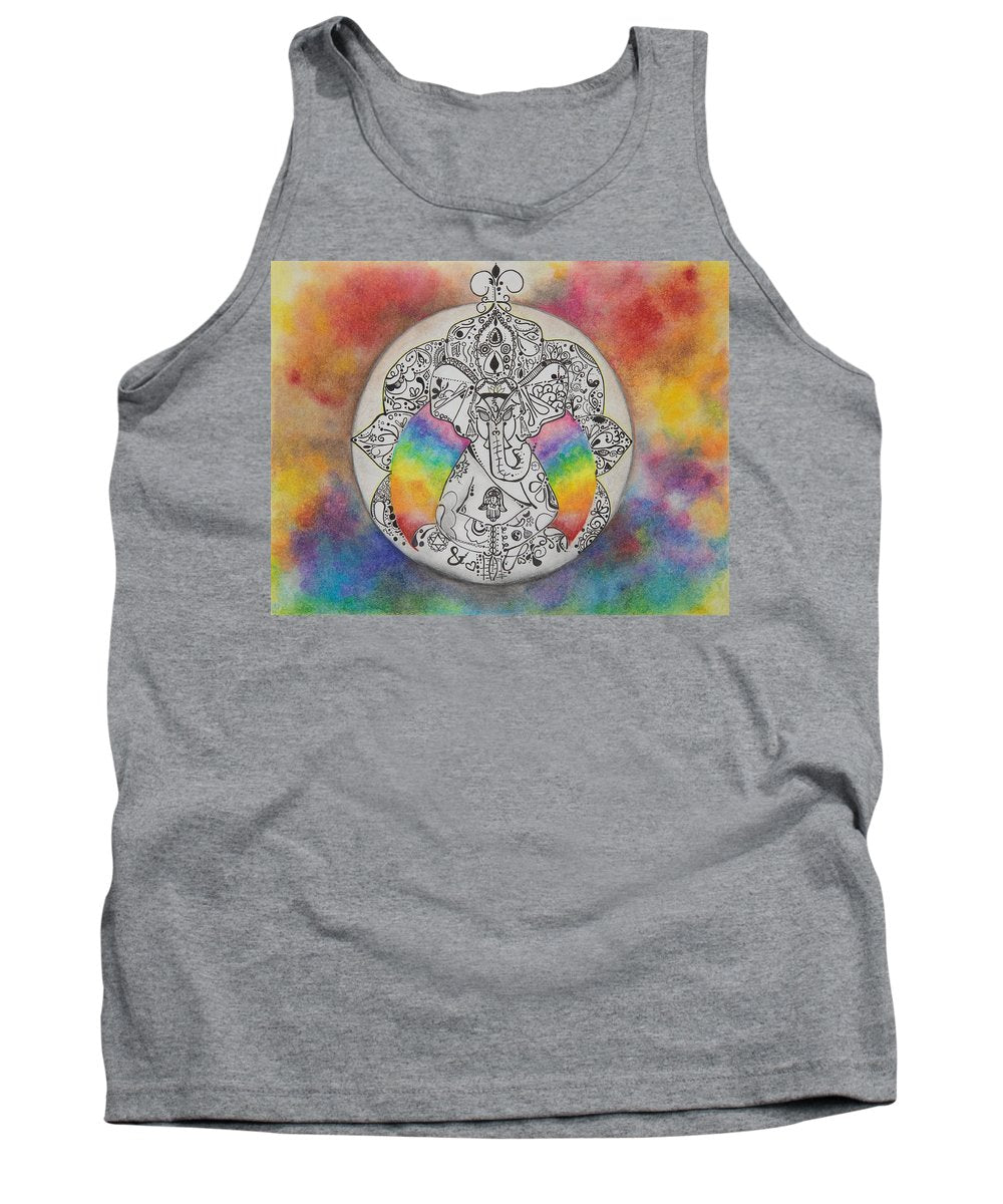 Zen Elephant - Zentangle Collection - Tank Top