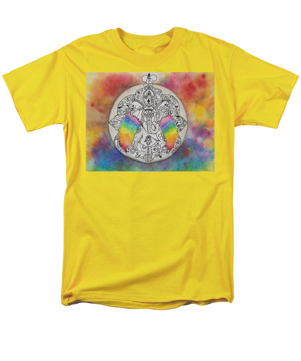 Zen Elephant - Zentangle Collection - Men's T-Shirt  (Regular Fit)